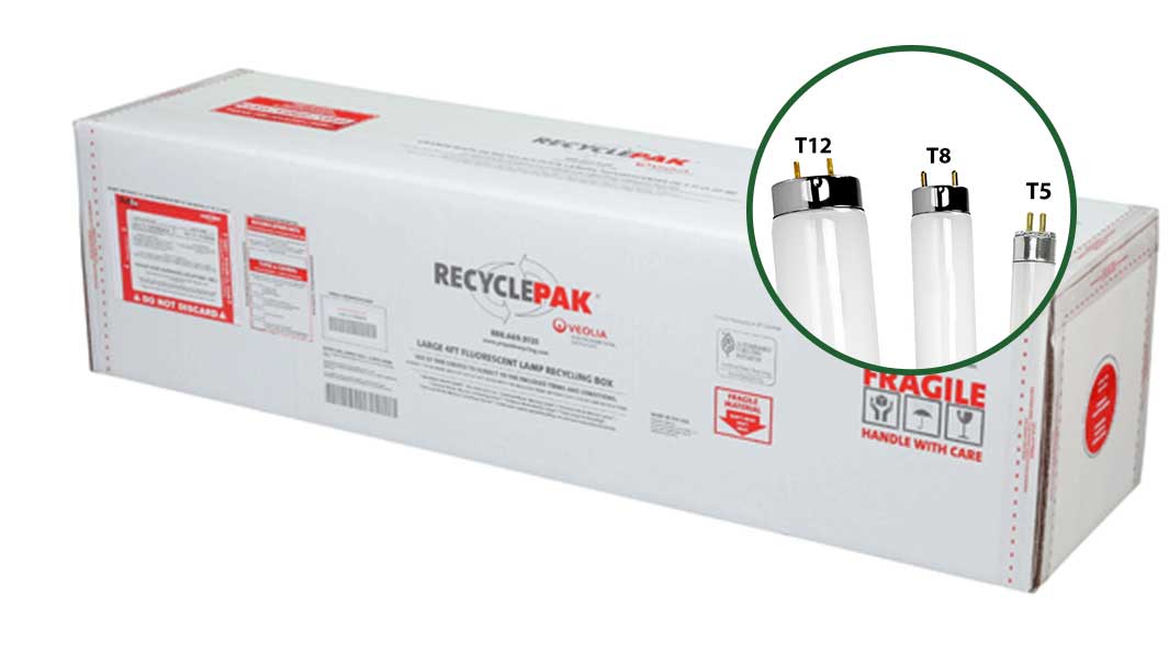 4ft Fluorescent Lamp Recycling Box LARGE (Holds 68 T12 or 146 T8 Lamps) image 0