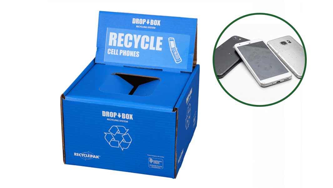 Cell Phone Recycling Drop Box (Holds110 cell phones)