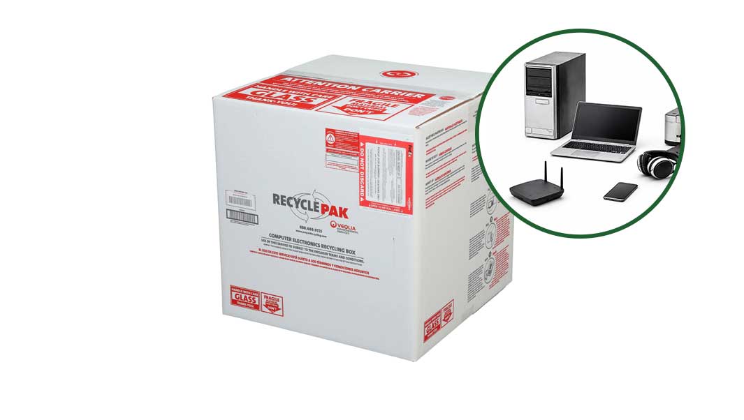 Large Electronics Recycling Box (Holds up to 70 lbs. of E-Waste, E-Scrap) image 0