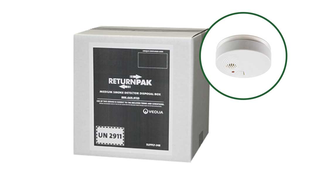 Medium Smoke Detector Disposal Box (Holds 24)