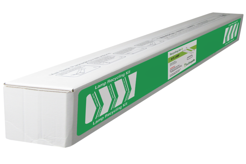BulbCycle 8 foot fluorescent lamp recycling kit standard